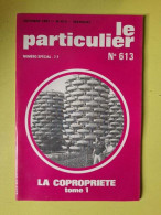 Le Particulier Nº613 / Octobre 1981 - Zonder Classificatie