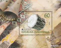 Makedonien Block27 (kompl.Ausg.) Postfrisch 2014 Volksmusikinstrumente - Macedonië