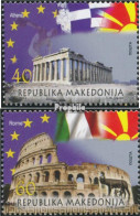 Makedonien 692-693 (kompl.Ausg.) Postfrisch 2014 Makedonien Und Die EU - Macedonia