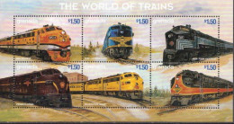 Grenada - 1999 - The World Of Trains - Yv 3395/00 - Eisenbahnen