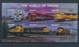 Grenada - 1999 - The World Of Trains - Yv 3348/53 - Eisenbahnen
