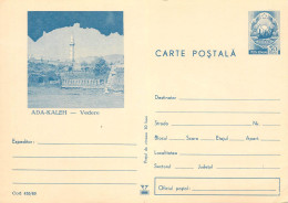 Postal Stationery Postcard Romania Ada Kaleh - Rumania