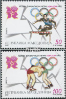 Makedonien 636-637 (kompl.Ausg.) Postfrisch 2012 Olympische Sommerspiele - Macedonie
