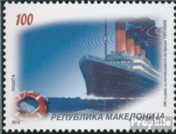 Makedonien 630 (kompl.Ausg.) Postfrisch 2012 Titanic - Macedonie