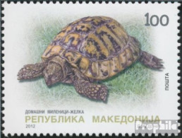 Makedonien 621 (kompl.Ausg.) Postfrisch 2012 Schildkröte - Macedonië