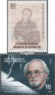 Makedonien 524,525 (kompl.Ausg.) Postfrisch 2009 Krume Kepeski, Andreevski - Macedonie