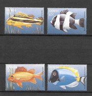 Grenada - 1998 - Fish - Yv 3148/51 - Fishes