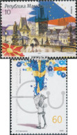 Makedonien 505-506 (kompl.Ausg.) Postfrisch 2009 Geplanter EU-Beitritt - Makedonien