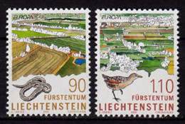 Liechtenstein Nationalparks 1999 Mi. 1190-91 **    (c112 - Otros & Sin Clasificación