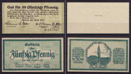 Schleswig-Holstein - Kiel - 2 Mal 50 Pfennig 1917/18 Notgeld (ca017 - Other & Unclassified