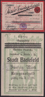 Westfalen - Bielefeld/ Münster Kriegs-Notgeld 1918 Sparkassen + Landesbank (c602 - Sonstige & Ohne Zuordnung