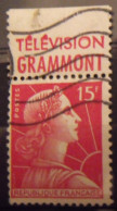 Timbre à Bande Publicitaire. Muller 1011a. 15 F. Pub Publicité Publicitaires Pubs Publicités Carnet. Télévision Grammont - Other & Unclassified