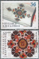 Makedonien 342-343 (kompl.Ausg.) Postfrisch 2005 Kunsthandwerk & Folklore - Macedonië