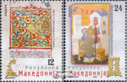 Makedonien 340-341 (kompl.Ausg.) Postfrisch 2005 Buchmalerei - Makedonien