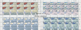 Israel 1739Klb-1742Klb Kleinbogen (kompl.Ausg.) Postfrisch 2003 Israelische Nationalflagge - Hojas Y Bloques