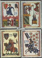 Liechtenstein 433-436 (kompl.Ausg.) Postfrisch 1963 Minnesänger - Unused Stamps