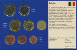 Belgien 2002 Stgl./unzirkuliert Kursmünzensatz 2002 Euro Erstausgabe - Belgio