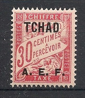 TCHAD - 1928 - Taxe TT N°YT. 5 - Type Duval 30c - Neuf Luxe ** / MNH / Postfrisch - Ungebraucht