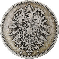 Allemagne, Wilhelm I, Mark, 1874, Stuttgart, Argent, TB+, KM:7 - 1 Mark