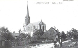 LABERGEMENT Eglise Et Route - Otros & Sin Clasificación