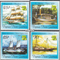 Papua-Neuguinea 848-851 (kompl.Ausg.) Postfrisch 1999 Schiffe - Papúa Nueva Guinea