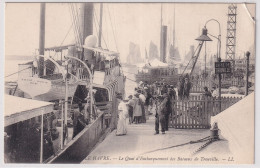 Le Havre - Le Quai D'Embarquement Des Bateaux De Trouville - Portuario