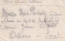 [Orléans] (45) Lettre De Griveau 7eme Groupe De Cyclistes Secteur SP 19 En 1915 "consigne Interdit Donner Indications" - 1. Weltkrieg 1914-1918