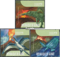 Guinea 9966-9968 (kompl. Ausgabe) Postfrisch 2013 Dinosaurier - Guinea (1958-...)