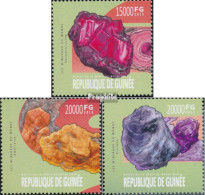 Guinea 9954-9956 (kompl. Ausgabe) Postfrisch 2013 Mineralien - Guinea (1958-...)