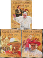 Guinea 9372-9374 (kompl. Ausgabe) Postfrisch 2012 Papst Benedikt XVI. - Guinée (1958-...)