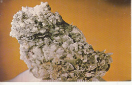 A69. Postcard.American Gems. Muskovite, Alvite And Rutile Crystal Cluster - Museum