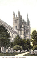 A63.Vintage Postcard.The Towers,Peterborough Cathedral - Altri & Non Classificati