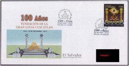 Grand Lodge Of Salvador, Seeing Eye, Freemasonry, Masonic Lodge El Salvador RARE LIMITED EDITION FDC LAST ONE IN STOCK - Freemasonry