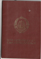 PM104 -   SFR YUGOSLAVIA   --  PASSPORT    -  MAN  - 1986  --  VISA:   MALAYSIA, SINGAPORE, THAILAND, ANTIGUA & BARBUDA - Historische Documenten