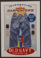 Carte Postale - Old Navy Carpenter's Jeans (mode - Vêtements) Old Navy Clothing Co. - Pubblicitari