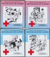 Guinea 10637-10640 (kompl. Ausgabe) Postfrisch 2014 Das Rote Kreuz - República De Guinea (1958-...)