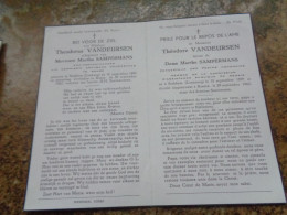 Doodsprentje/Bidprentje   Theodorus VANDEURSEN  Stokkem 1895-1962 Ronse  (Echtg Martha SAMPERMANS) - Sonstige & Ohne Zuordnung