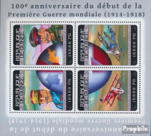 Guinea 10427-10430 Kleinbogen (kompl. Ausgabe) Postfrisch 2014 Erster Weltkrieg - Guinée (1958-...)