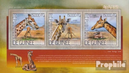 Guinea 10367-10369 Kleinbogen (kompl. Ausgabe) Postfrisch 2014 Giraffen - Guinée (1958-...)