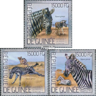 Guinea 10363-10365 (kompl. Ausgabe) Postfrisch 2014 Zebras - Guinee (1958-...)