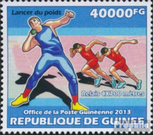 Guinea 10204 (kompl. Ausgabe) Postfrisch 2013 Leichtathletik-WM - Guinee (1958-...)