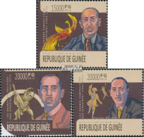 Guinea 10021-10023 (kompl. Ausgabe) Postfrisch 2013 Igor Strawinsky - Guinea (1958-...)