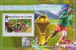 Guinea Block 2527 (kompl. Ausgabe) Postfrisch 2015 Fußball-Afrikameisterschaft - República De Guinea (1958-...)