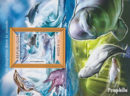 Guinea Block 2486 (kompl. Ausgabe) Postfrisch 2015 Delfine - República De Guinea (1958-...)