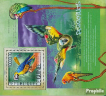 Guinea Block 2364 (kompl. Ausgabe) Postfrisch 2014 Papageien - Guinée (1958-...)