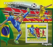 Guinea Block 2329 (kompl. Ausgabe) Postfrisch 2013 Fußball-WM 2014 In Braslien - Guinée (1958-...)