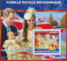 Guinea Block 2325 (kompl. Ausgabe) Postfrisch 2013 Königliche Britische Familie - Guinée (1958-...)