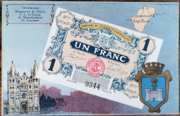 CARTE POSTALE Billet 1 Franc Chambre De Commerce D'ANGOULEME - Charentev - Angouleme