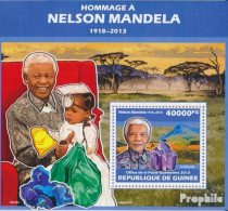 Guinea Block 2321 (kompl. Ausgabe) Postfrisch 2013 Nelson Mandela - República De Guinea (1958-...)