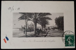 06 - NICE - La Promenade Des Anglais - Edition H.GUGGENHEIM  - Drapeau Tricolore - Autres & Non Classés